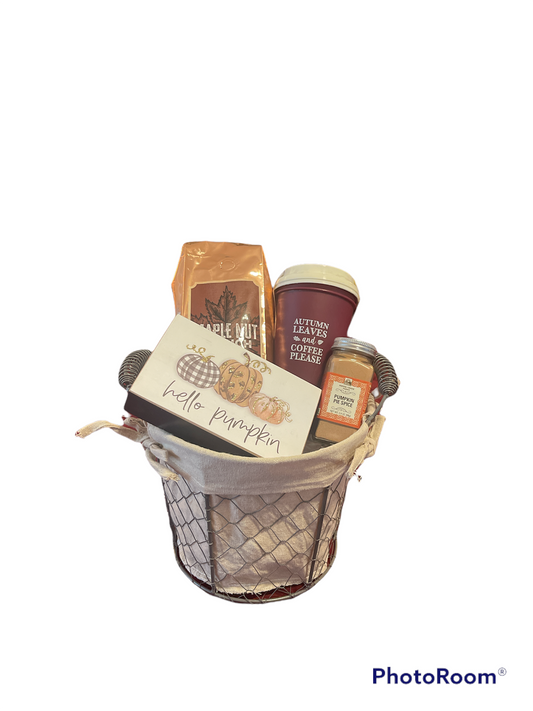 Fall/Coffee Gift Basket