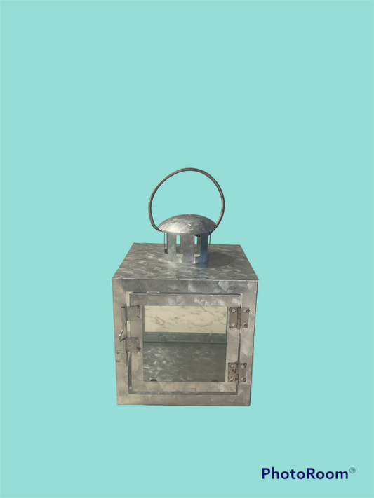 Silver Square Lantern