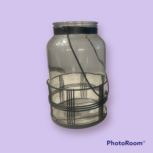 Tall Glass Lantern
